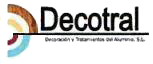 DECORACIÓN Y TRATAMIENTOS DEL ALUMINIO, S.L. (DECOTRAL)